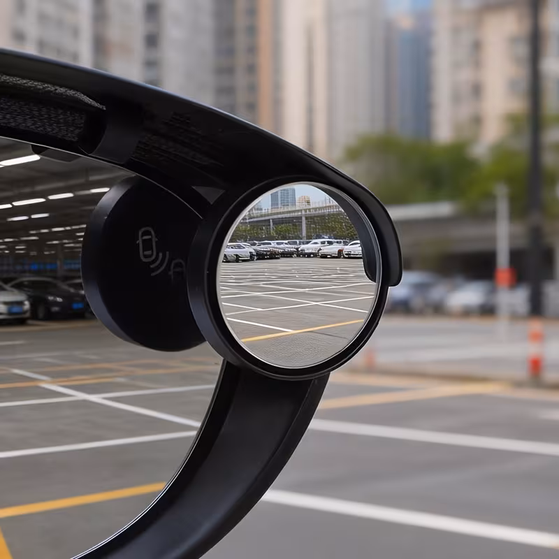 Car Rain Guard with Rearview Mirror