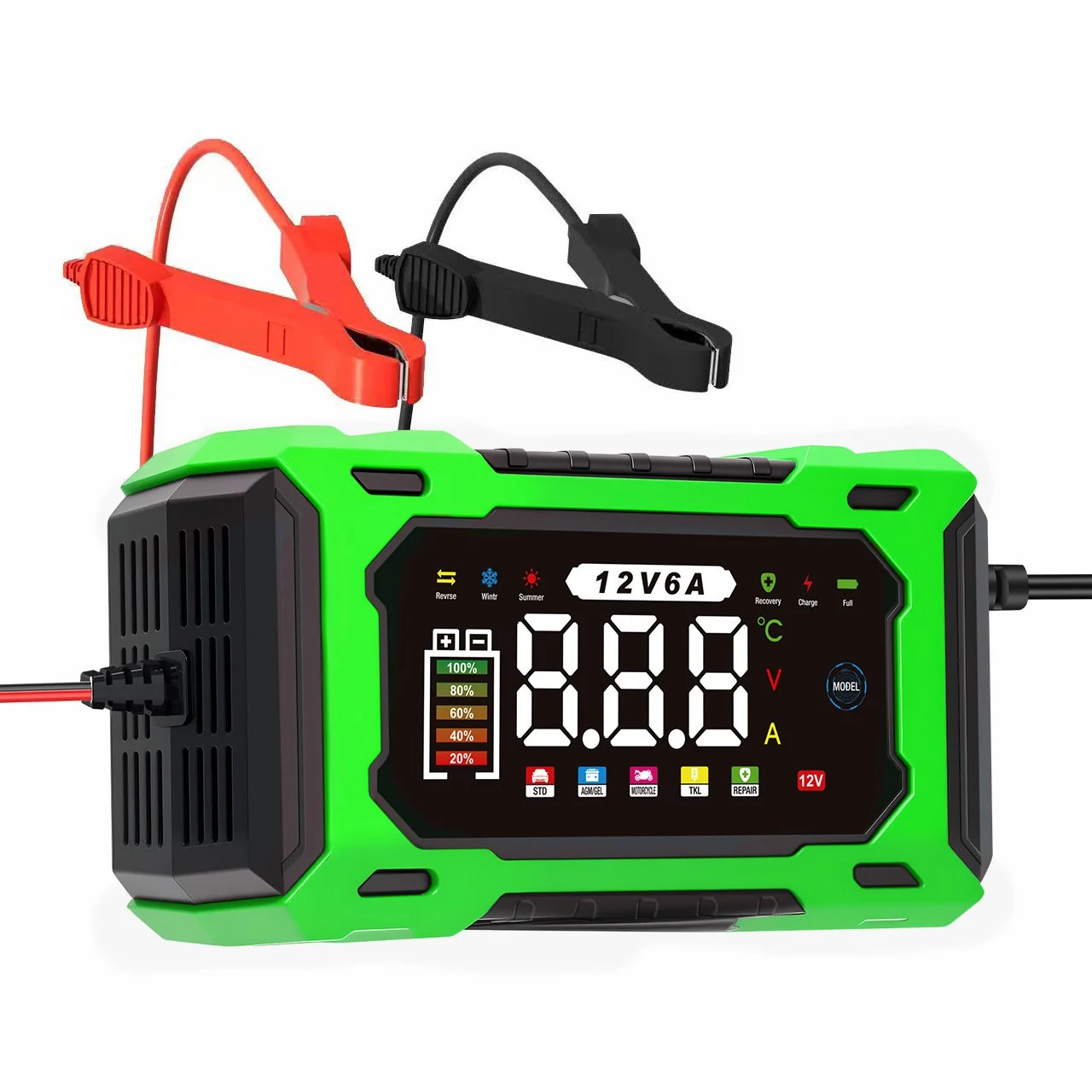 🔌🚗12V/24V Smart Battery Charger, Maintainer & Trickle Charge