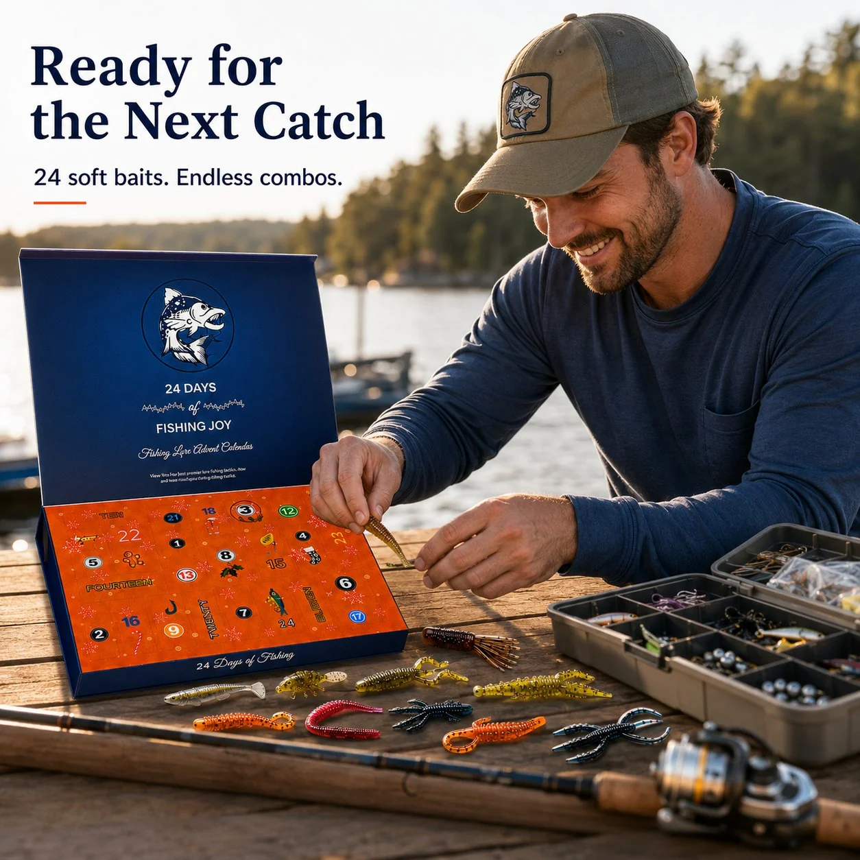 🎣🎄 Christmas Fishing Lures Advent Calendar – Limited Release
