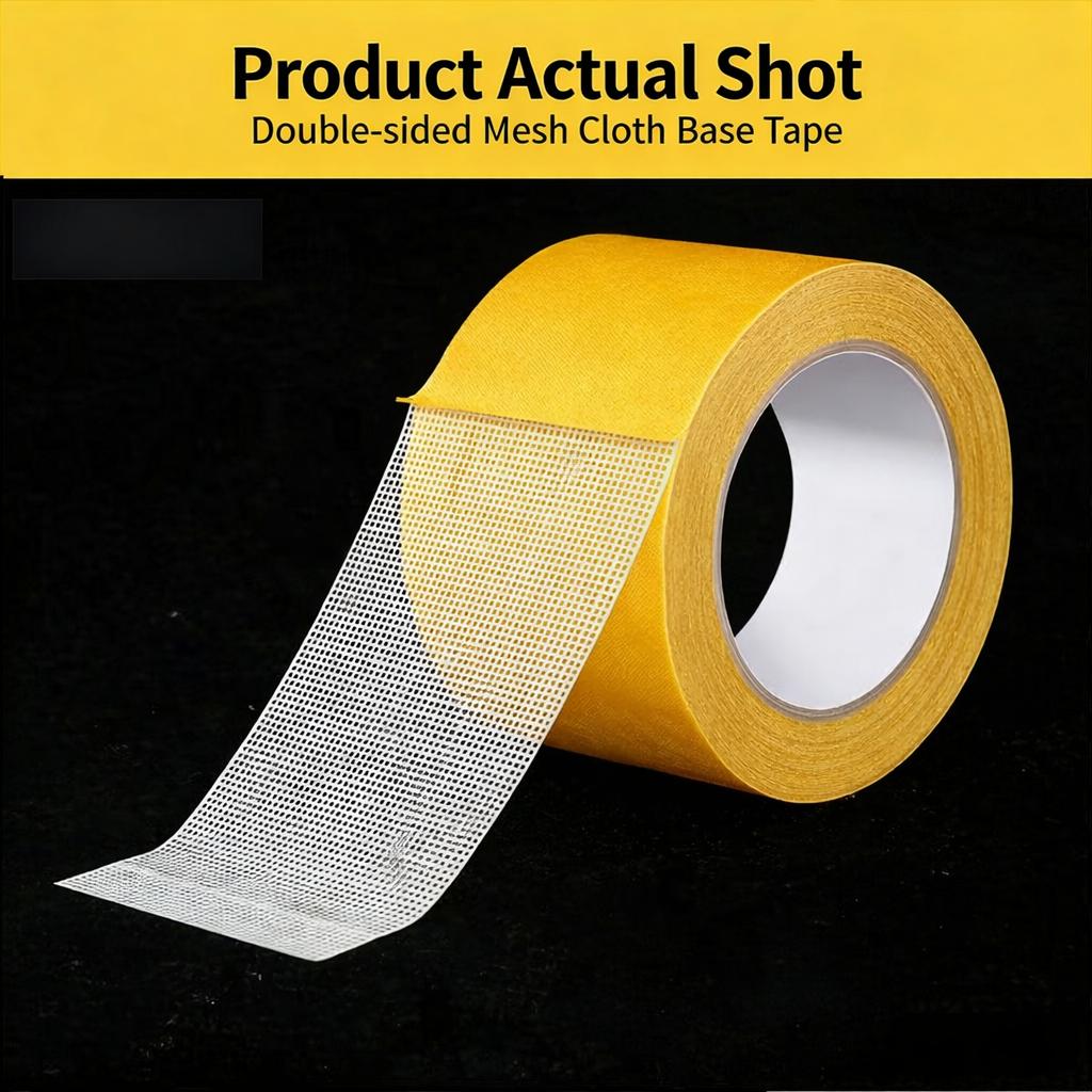 Heavy Duty Double Sided Mesh Tape - Industrial Strength Adhe