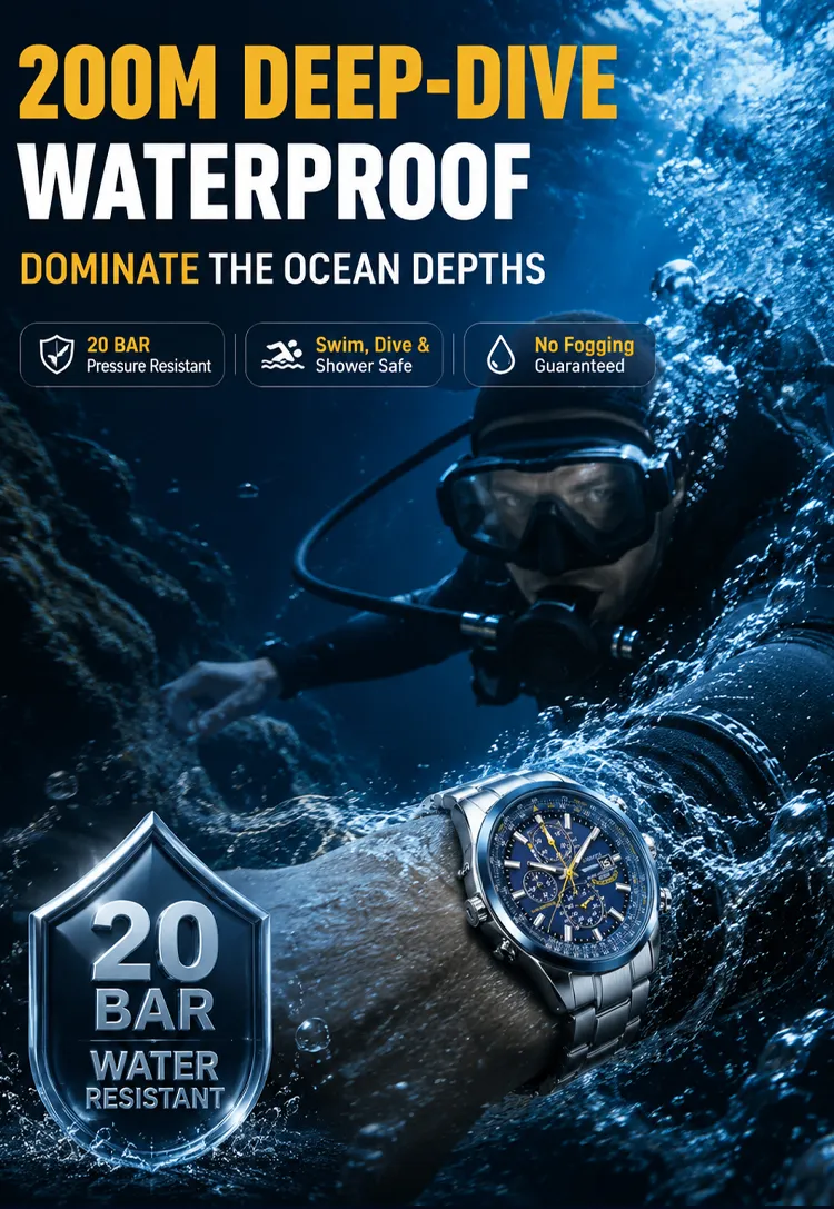 ⌚ Swiss Pilot Watch｜Authentic Swiss‑handcrafted, microscope‑