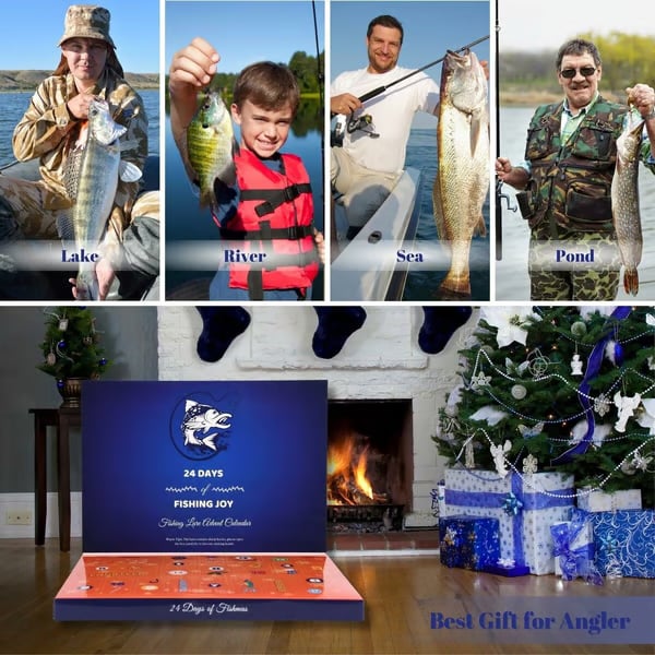 🎣🎄 Christmas Fishing Lures Advent Calendar – Limited Release