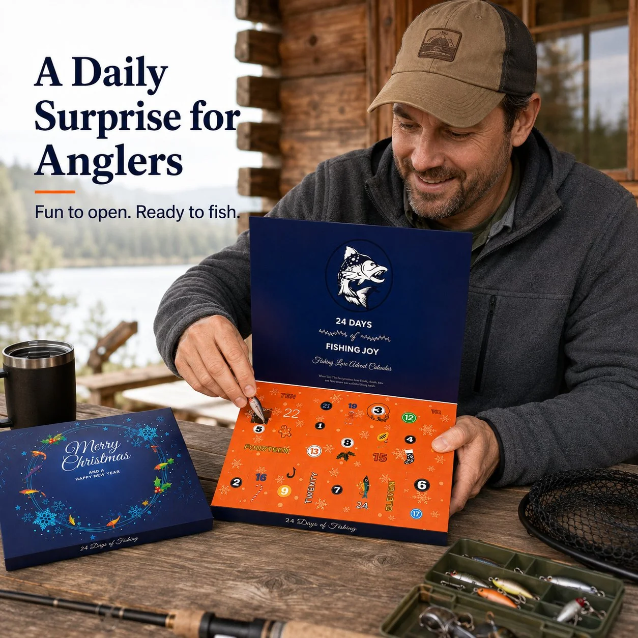 🎣🎄 Christmas Fishing Lures Advent Calendar – Limited Release