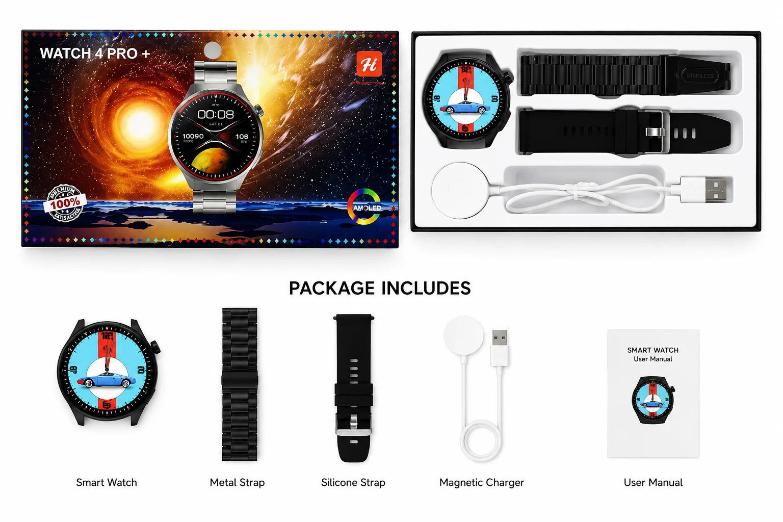  – Smart Health Watch 4 Pro+