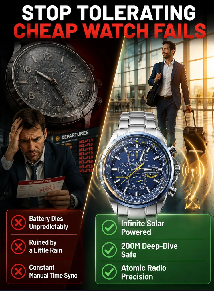 ⌚ Swiss Pilot Watch｜Authentic Swiss‑handcrafted, microscope‑